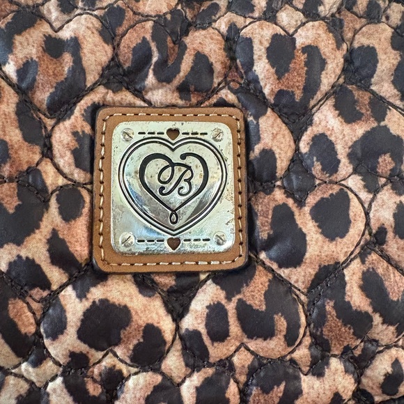 ECU Brighton Heart to Heart Kingston Quilted Leopard Backpack - Picture 7 of 10